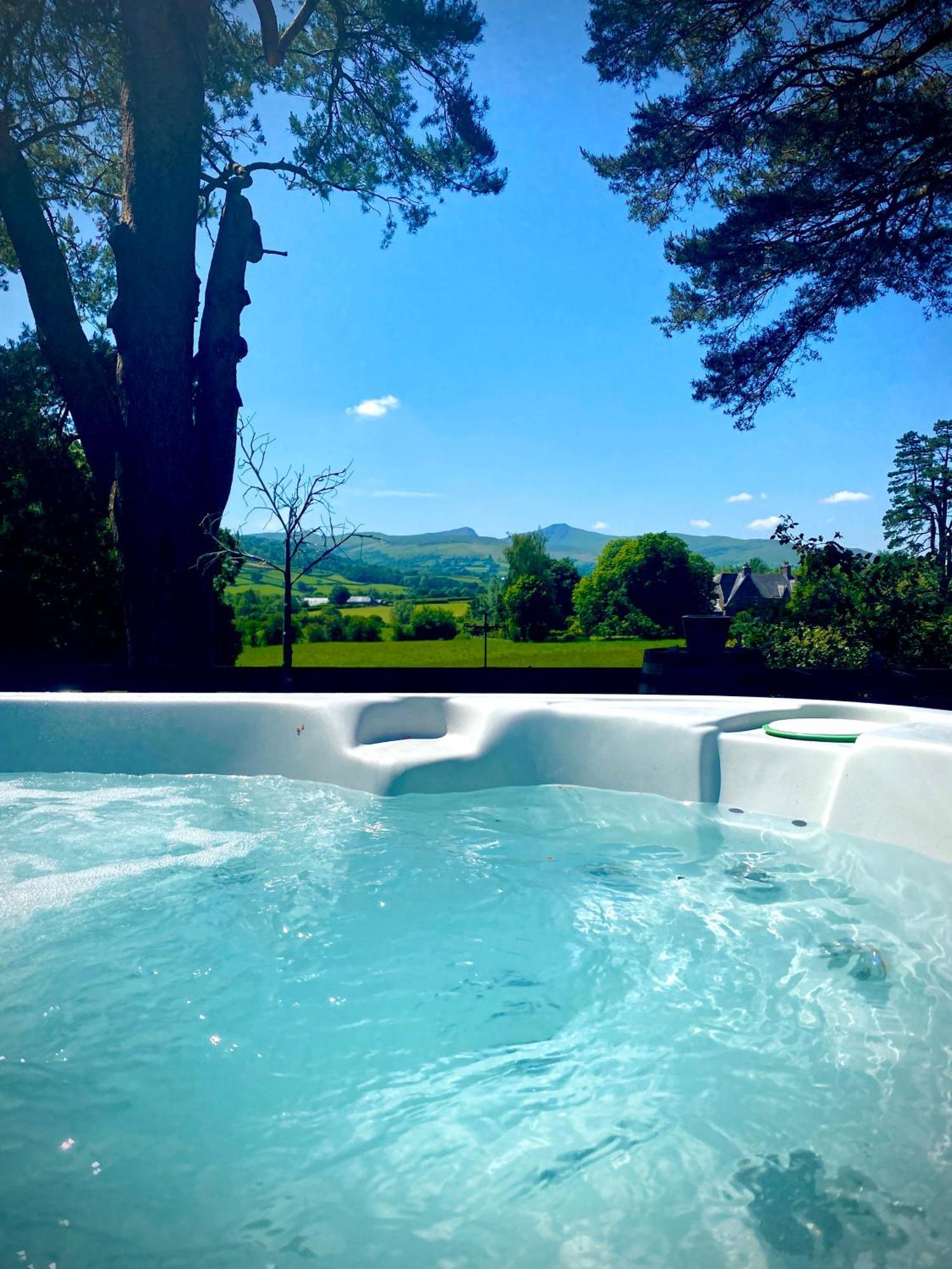 Mountain View Cottage, Hot Tub , Stunning Views Llanhamlach Εξωτερικό φωτογραφία
